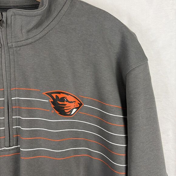 Oregon State University Beavers Mens Performance Quarter Zip Pullover Sz XL NWT - Picture 2 of 6